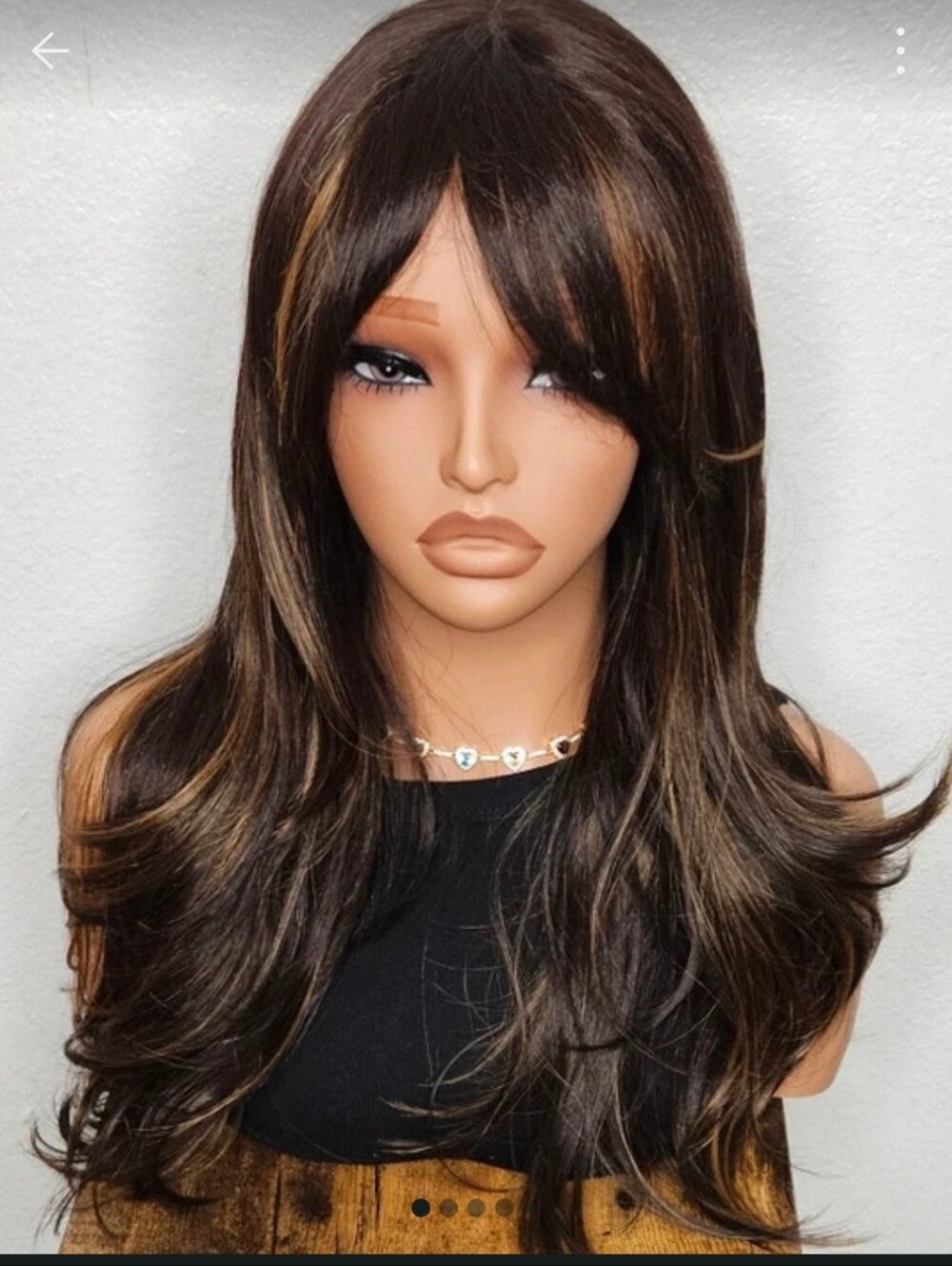 Frodio 22” Human Hair Blend Wig